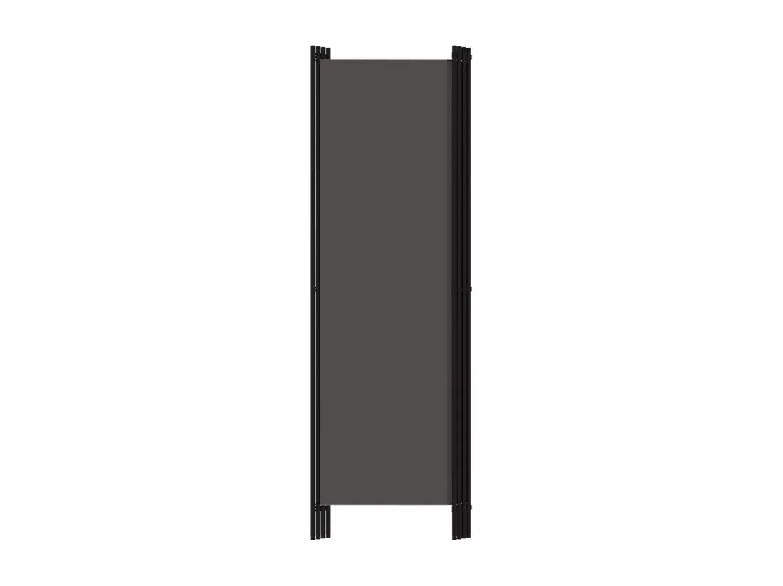 Cloison de séparation 4 panneaux Anthracite 200x180 cm