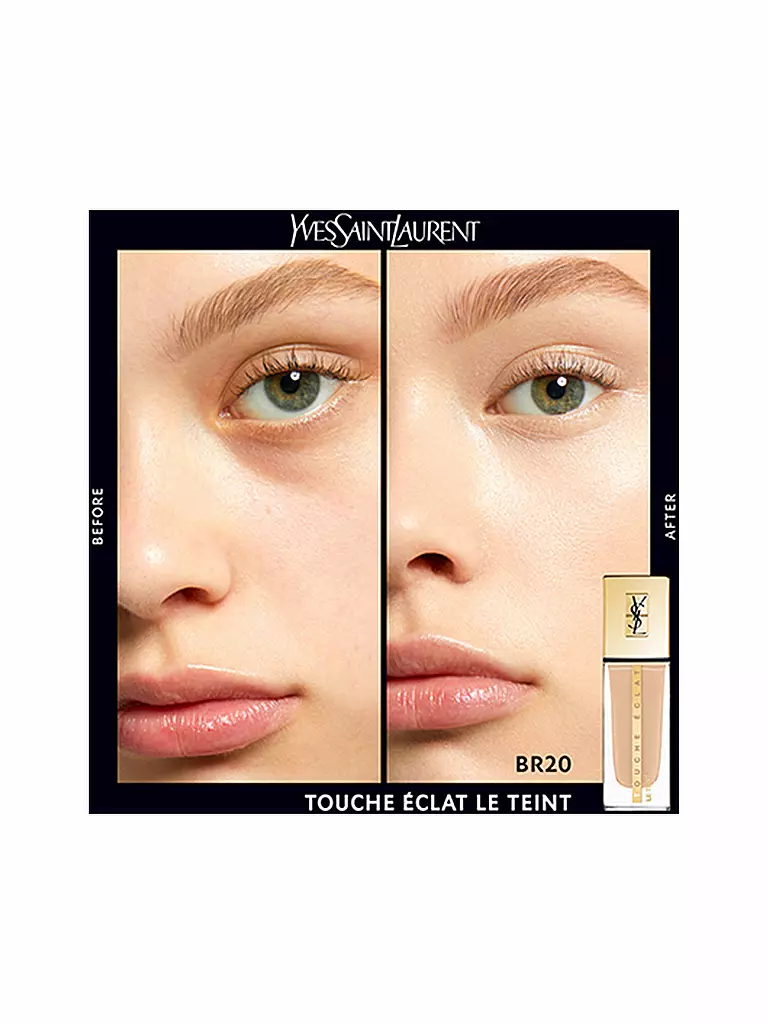 YVES SAINT LAURENT Touche Éclat Le Teint Foundation ( BR20 Cool Ivory )  braun
