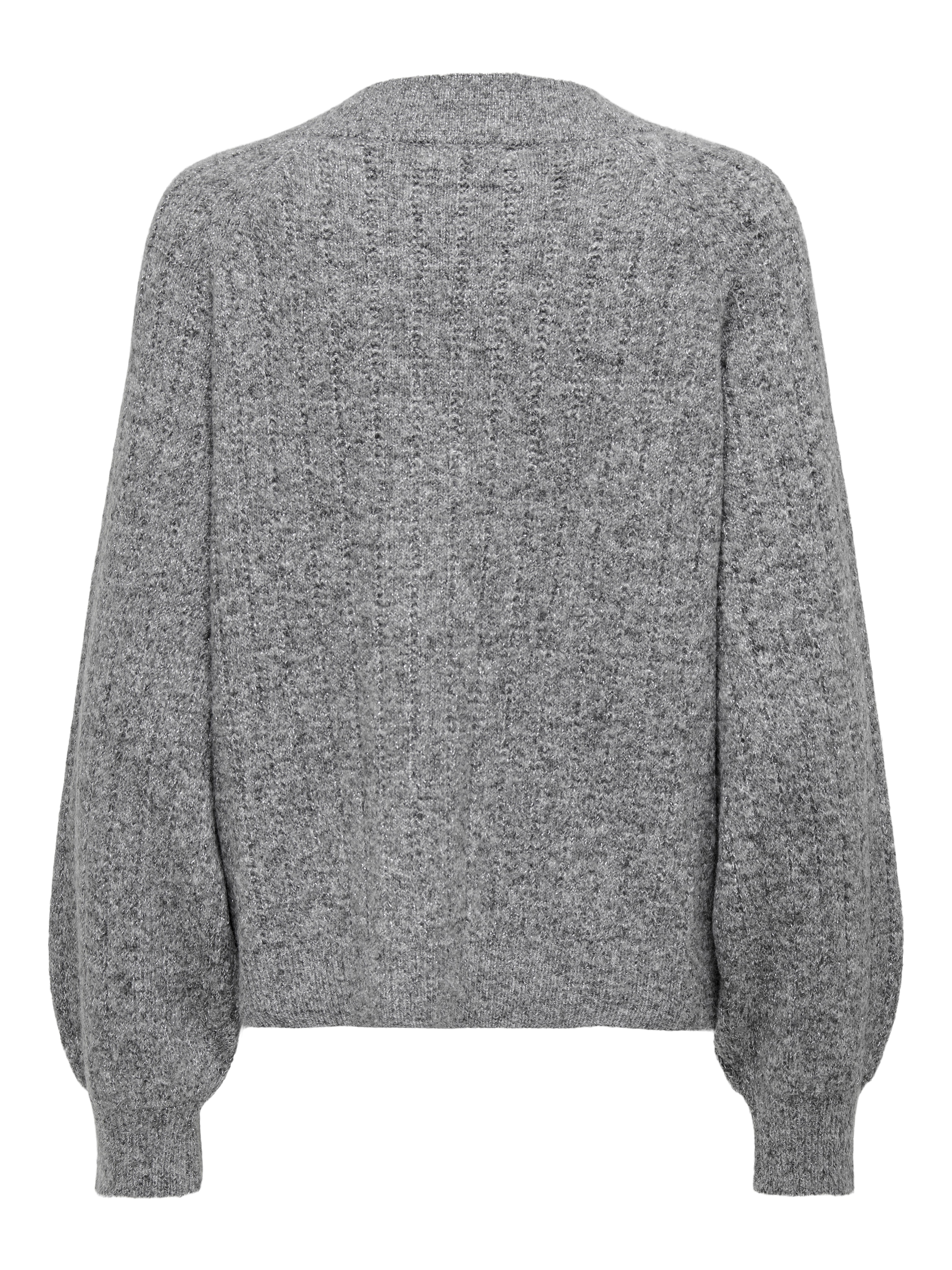 JDYASPEN Strickpullover Medium Grey Melange