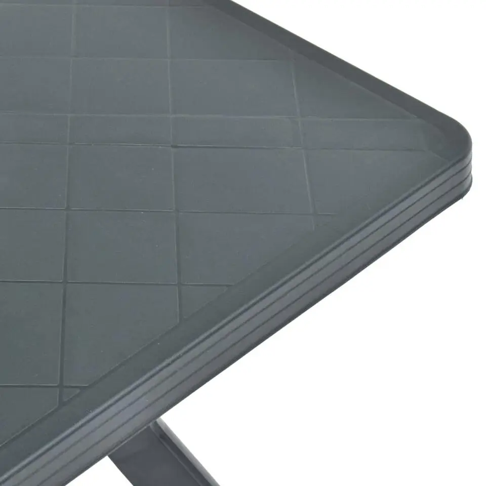 vidaXL - Tuintafel - Groen - Kunststof