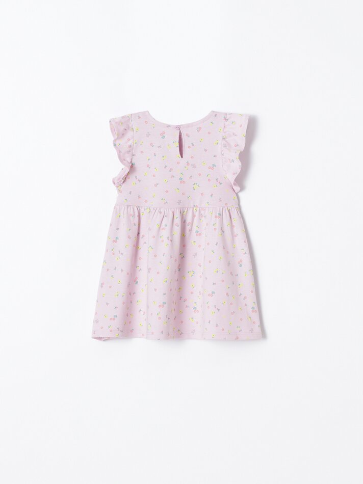 Conjunto com 2 vestidos com babados - Limão