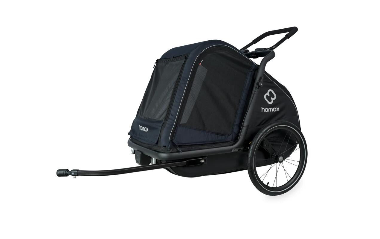 Veloanhänger Dog Trailer Pluto L für Hunde bis 45 kg<br>Veloanhänger und Buggy für Hunde