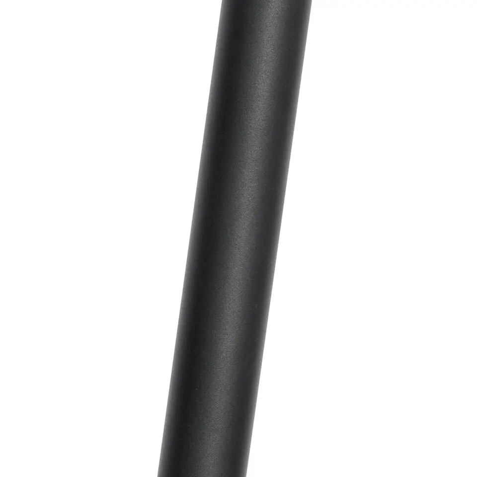 Qazqa staande buitenlampen berta zwart e27