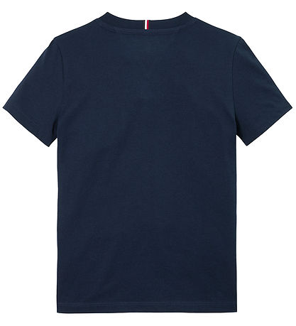 Tommy Hilfiger T-Shirt - Mini Firmenlogo - Dark Nacht Navy
