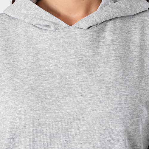 Sweat Capuche Femme Ane Gris Chiné