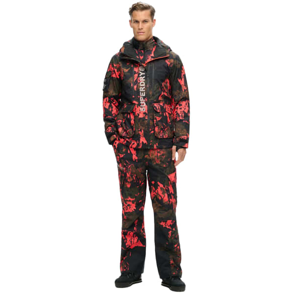 Veste de ski SUPERDRY ULTIMATE RESCUE JACKET VOLCANIC MOUNTAIN ORANGE