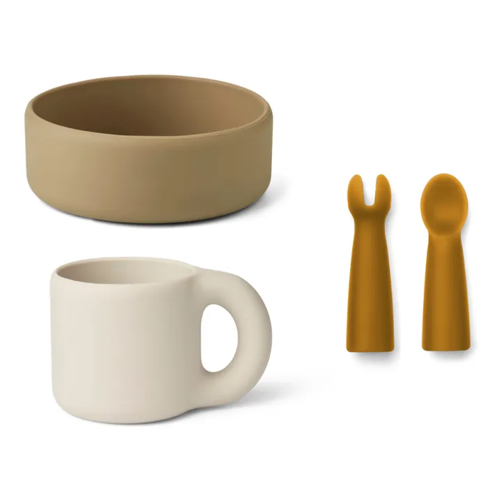 Liewood Set de vaisselle Lise - Set de 4 | Beige