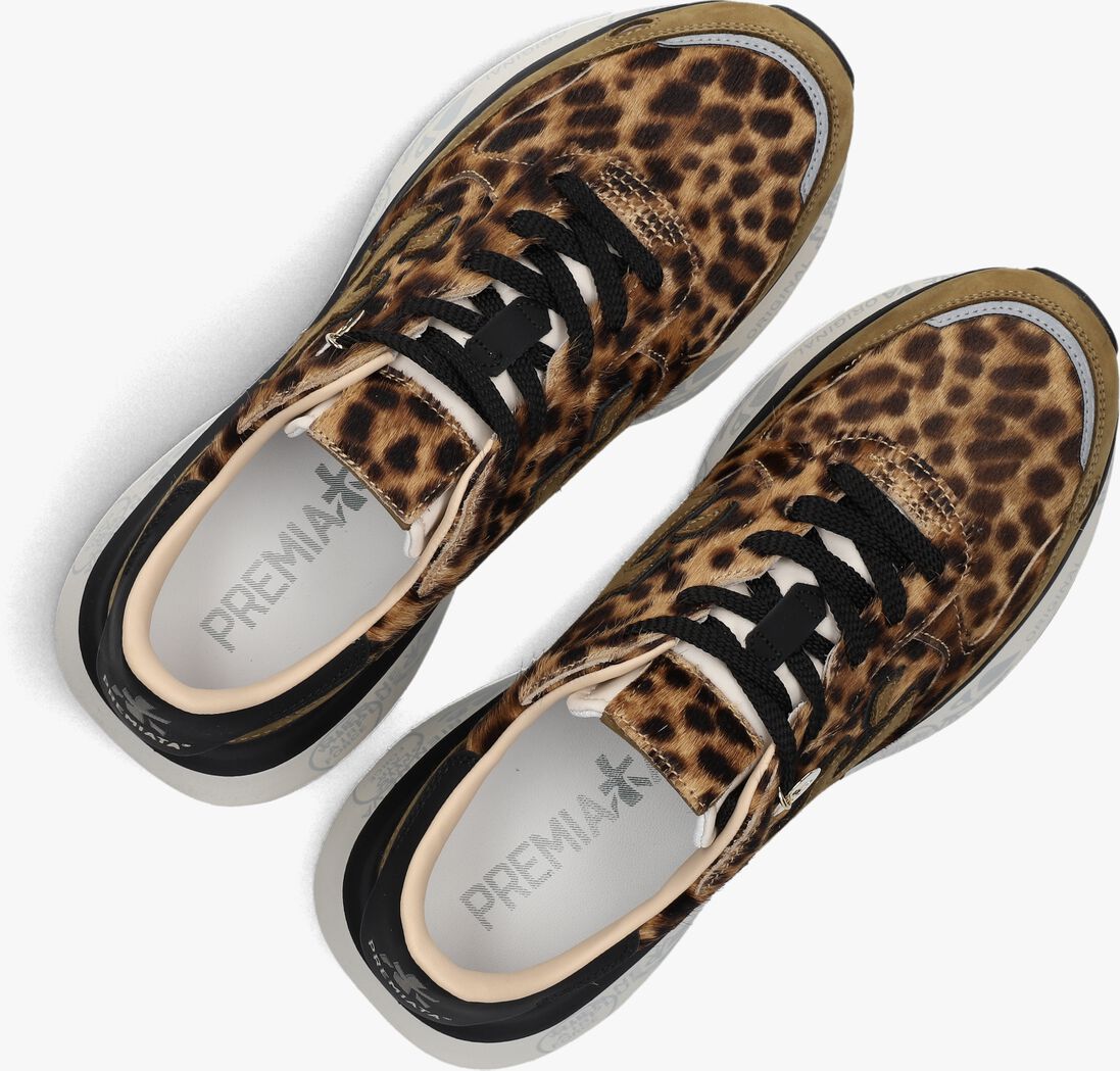 bruine premiata lage sneakers lauryn