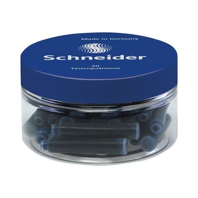 Schneider - 30 cartouches d'encre - bleu