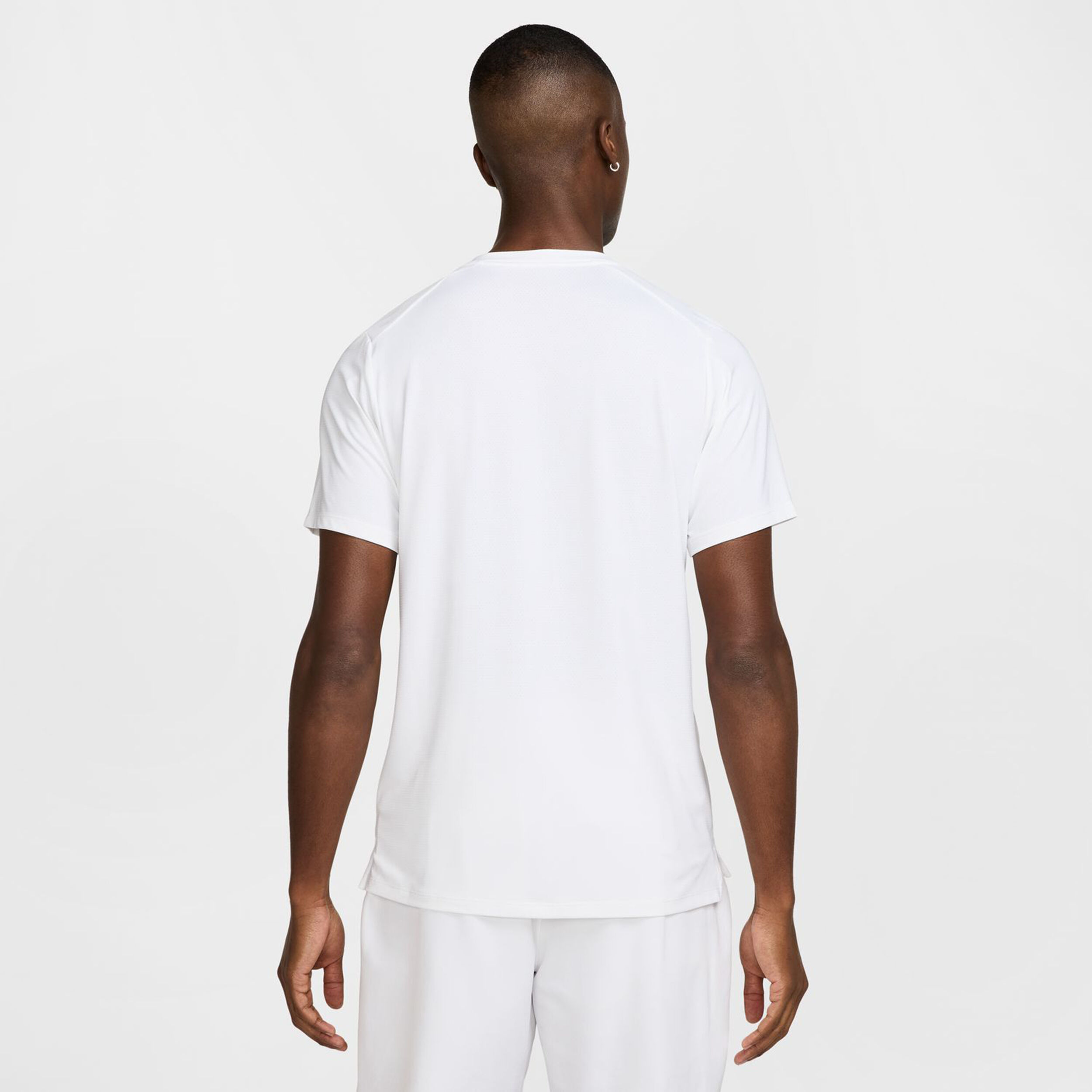 Nike Court Dri-Fit Advantage T-shirt Hommes - Blanc , Noir