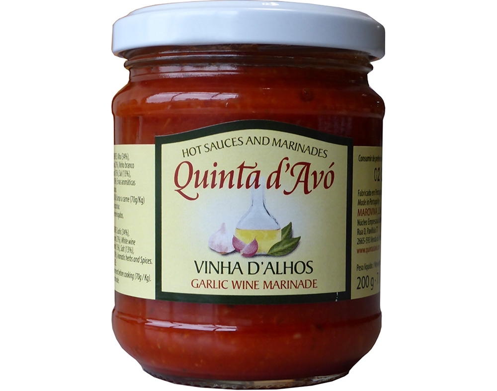 MASSA QUINTA D'AVÓ DE ALHO VINHA D'ALHOS 200G