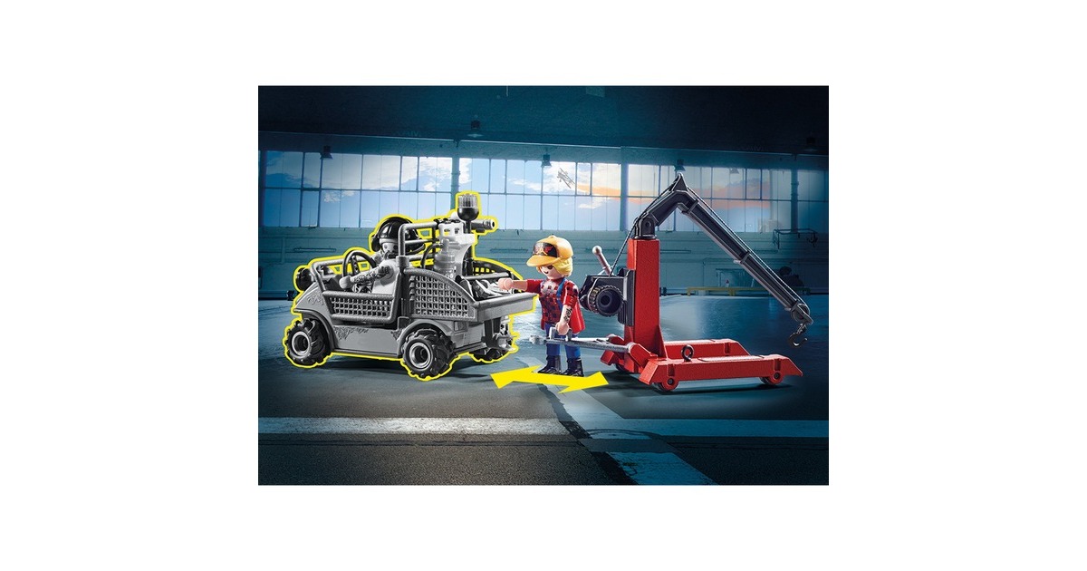 PLAYMOBILStuntshow - Air Stuntshow servicestation Constructiespeelgoed  (70834)