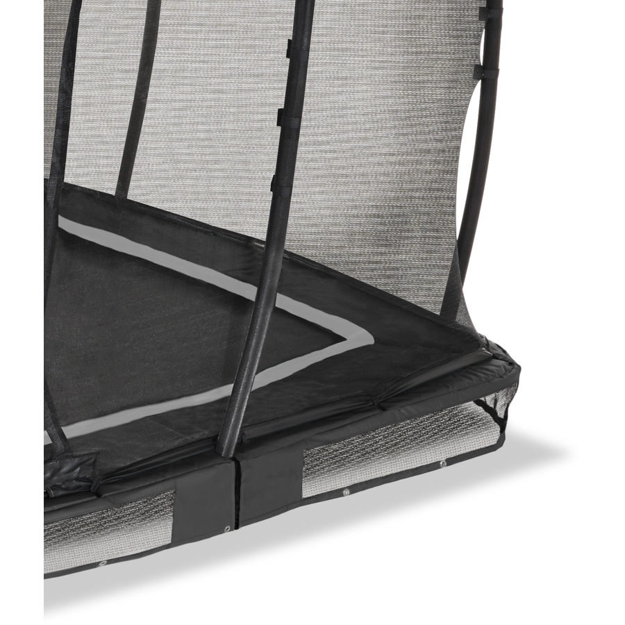 EXIT Allure Premium Bodentrampolin 214x366cm - schwarz