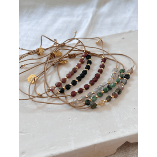 Bracelet Virginie rose foncé