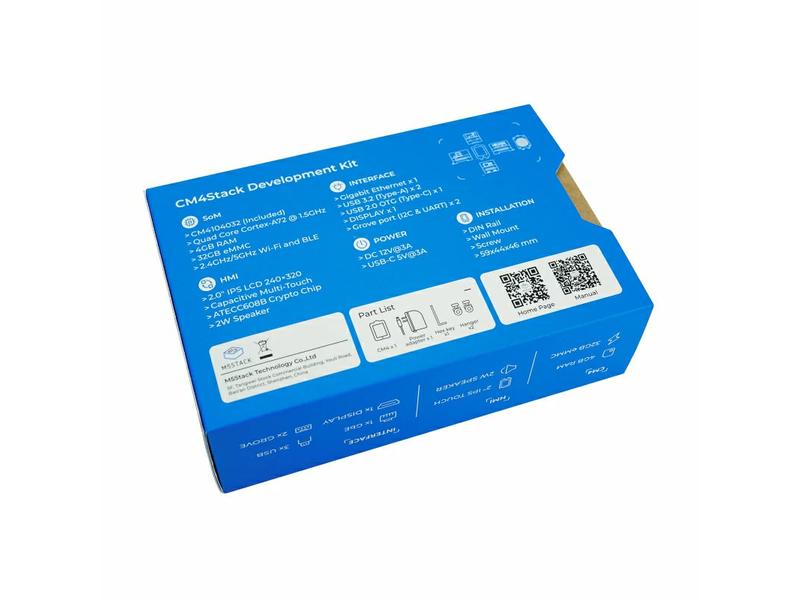 M5Stack Development Kit CM4Stack CM4104032 Integrierter Mikrocontroller auf Basis des Raspberry Pi Compute Module 4