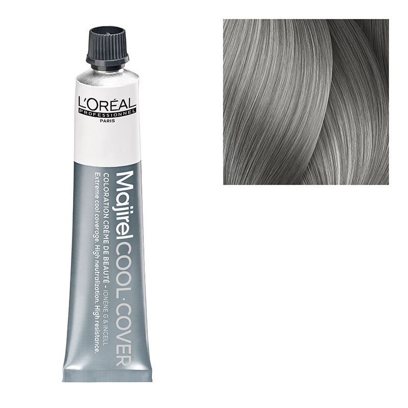 Coloration neutralisante Majirel Cool Cover inforced 8.1 blond clair cendré