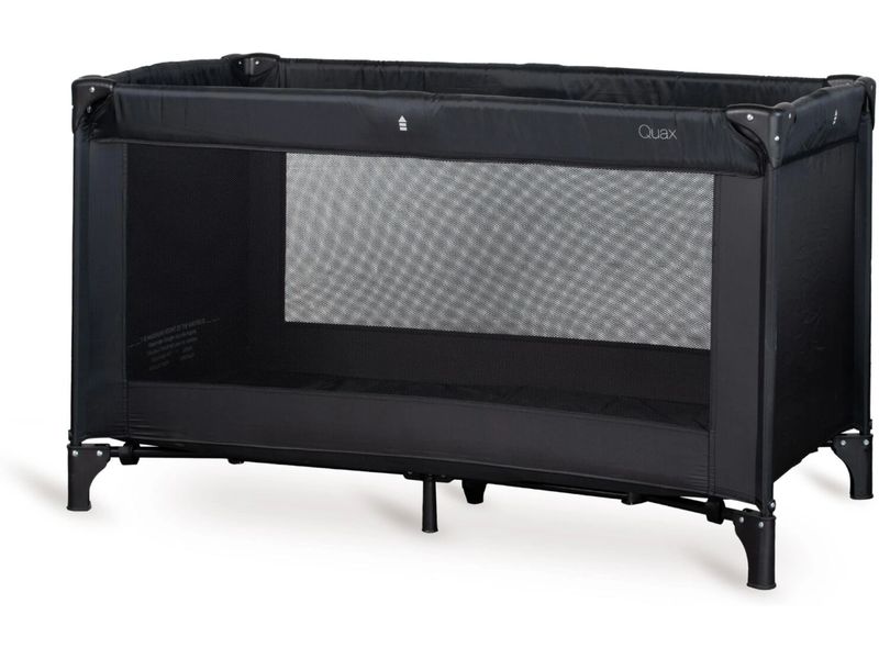 Quax Reisebett Reisebett 60 x 120 cm Schwarz Komfortables Reisebett