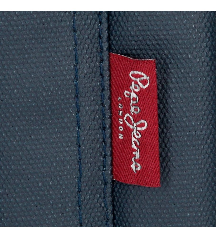 Bolsa de ombro Pepe Jeans Court azul marinho - 12x15x3,5cm