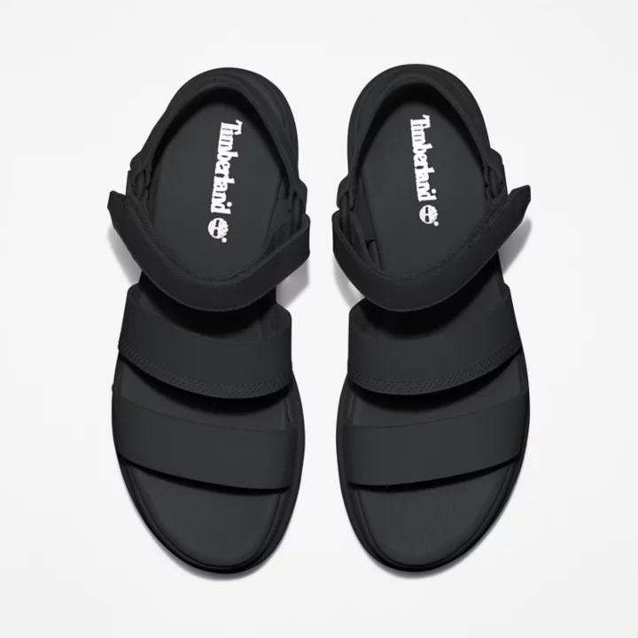 Sandale London Vibe à trois brides pour femme en noir