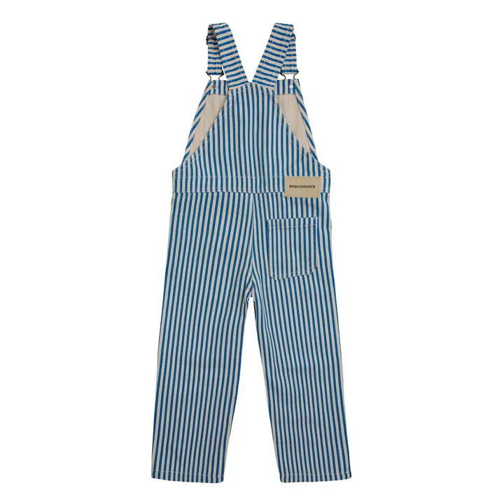 Bobo Choses Salopette Rayée Circle | Bleu