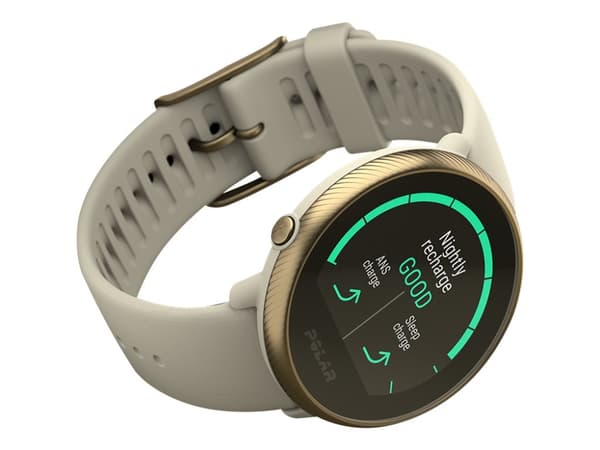 Polar Ignite 2 - Sjampanjegull - sportsur med bånd - silikon - sjampanje - båndbredde: S/L - Bluetooth - 35 g