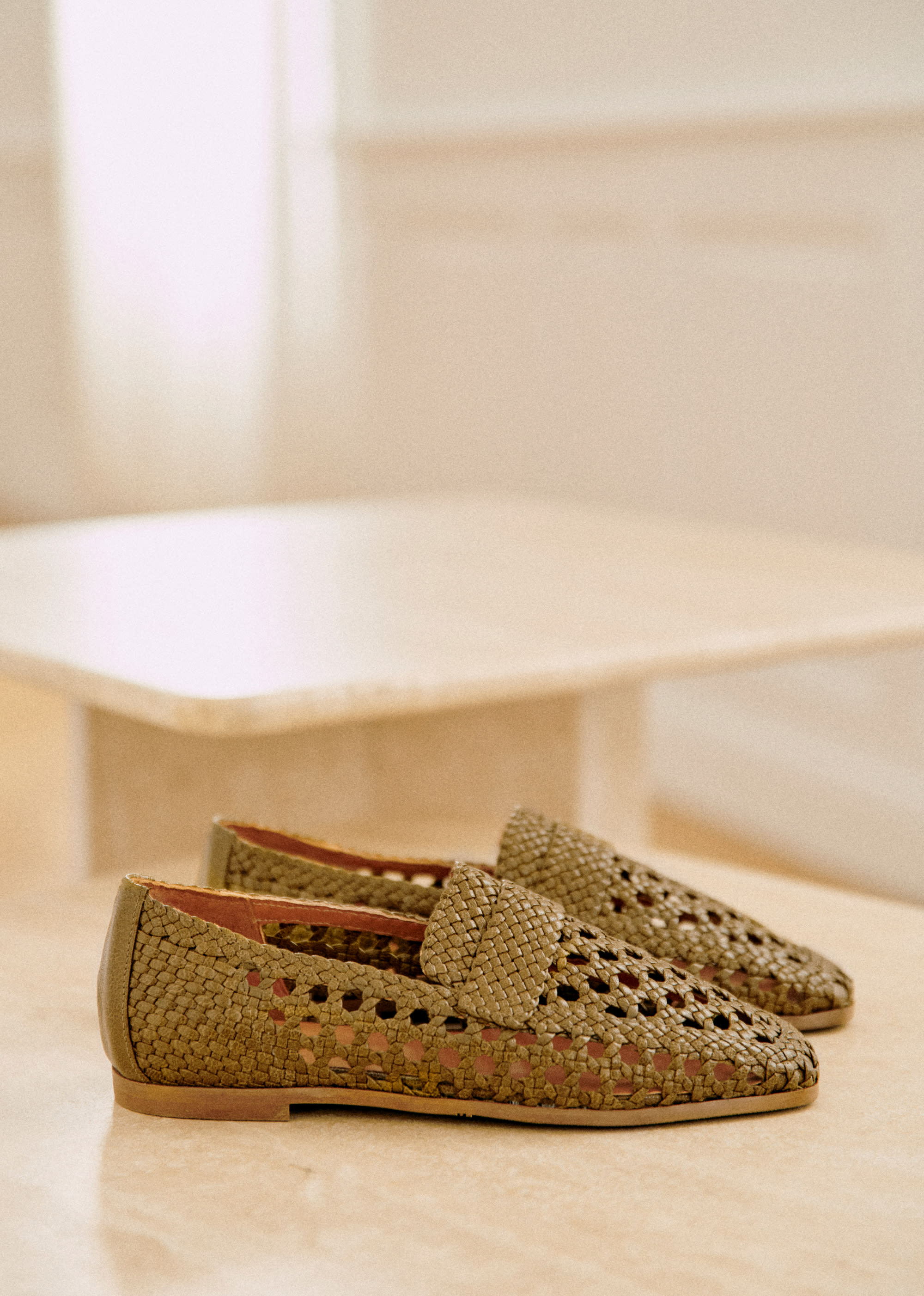 Mocassins Naomi - Kaki Lisse - SOULIERS/SOULIERS Mocassins 5906286