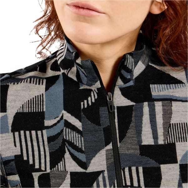 T-shirt thermique ODLO BL TOP TURTLE NECK L/S HALF ZIP HERITAGE W MERINO HERITAGE
