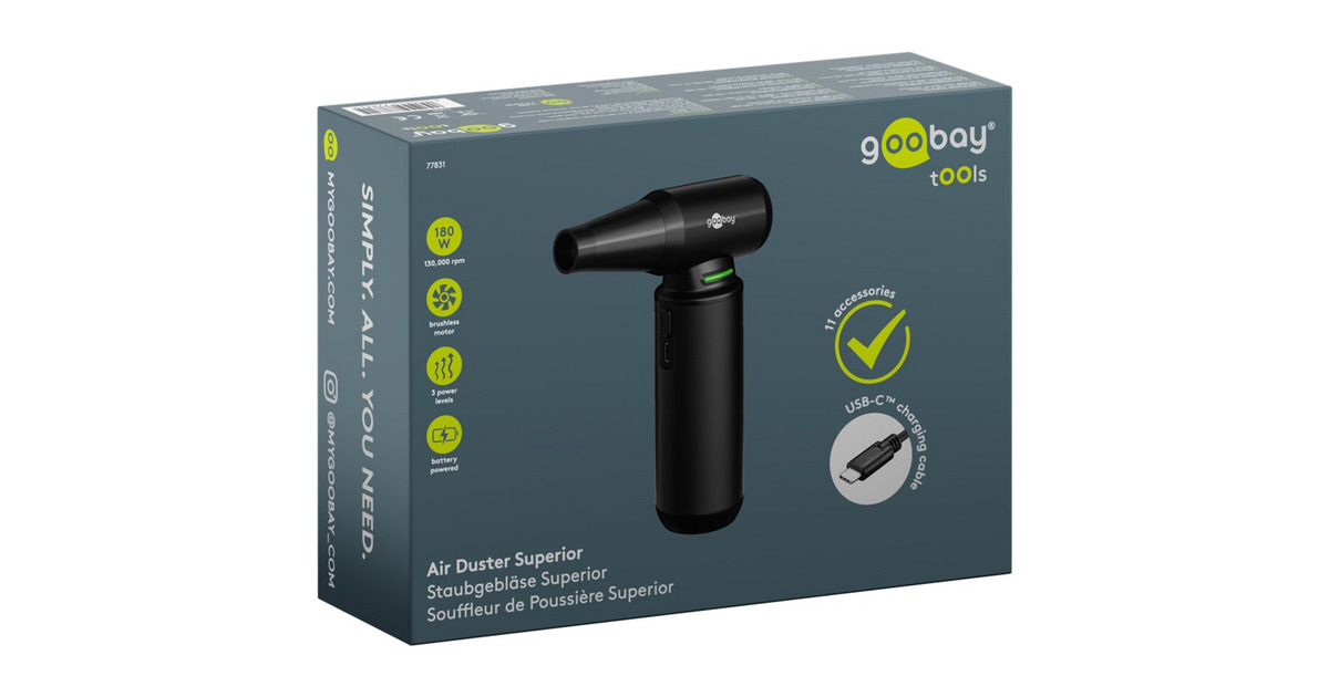 goobayAir Duster Superior blazer  (Zwart)