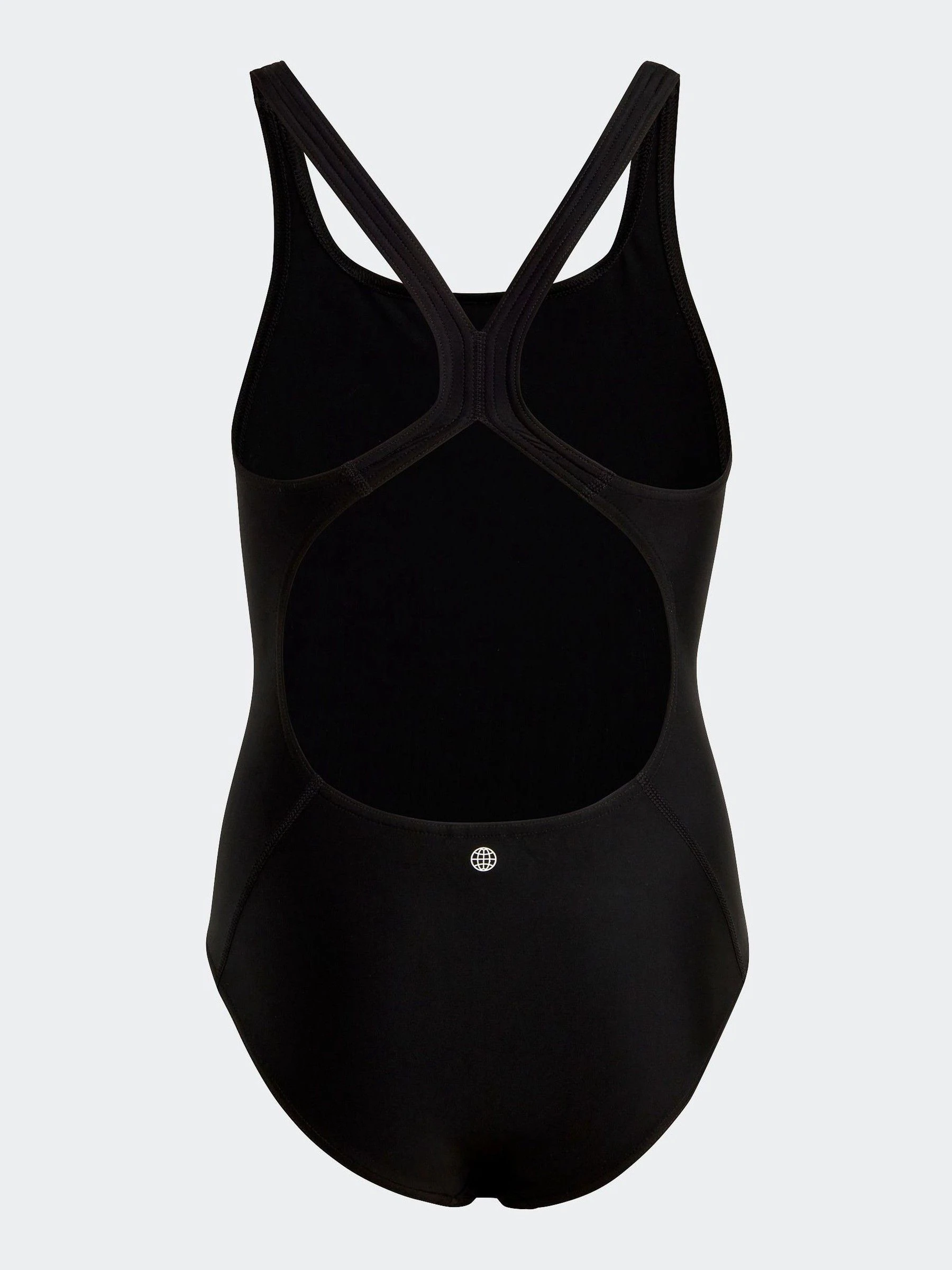 Zwart - Adidas badpak met klein logo