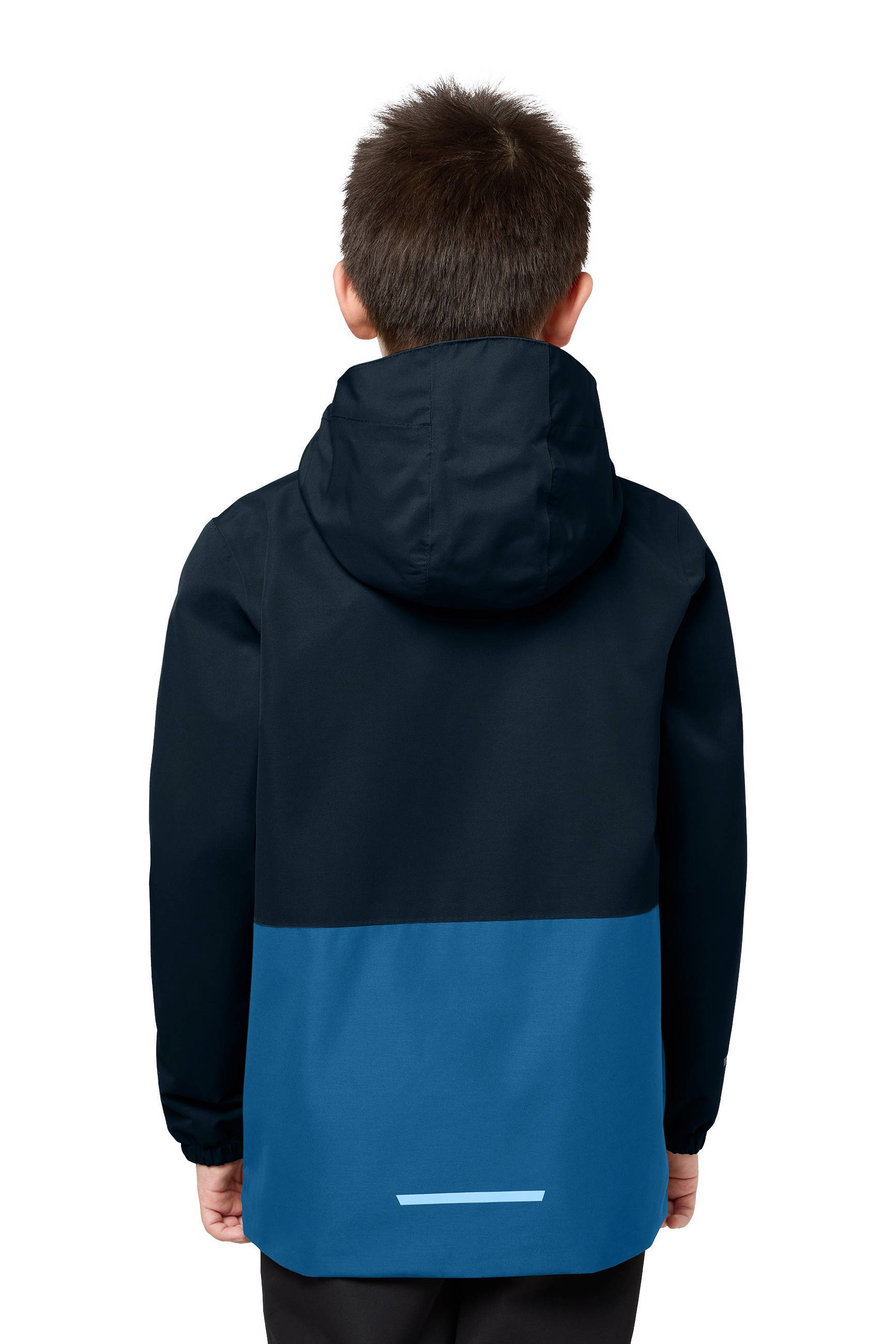 Jack Wolfskin jas Snowy Days donkerblauw/kobalt