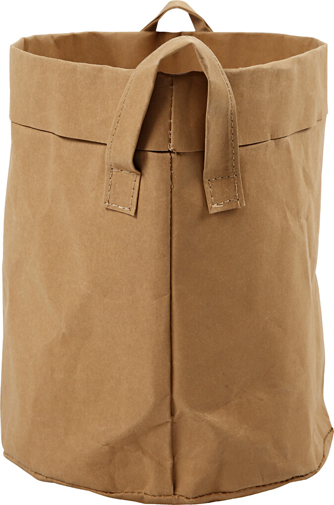 Opbevaringspose - H 20 CM - Ø 19,5 CM - 350 G - Lys Brun - 1 Stk