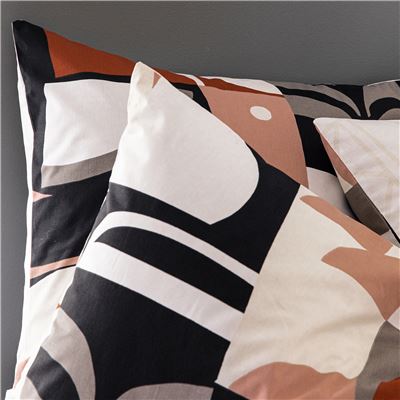 Linge de lit motif graphique - BECQUET CRÉATION