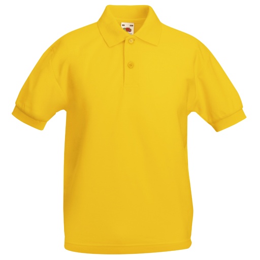 Camisa polo de manga curta em piqué Fruit Of The Loom 65/35 (pacote com 2)