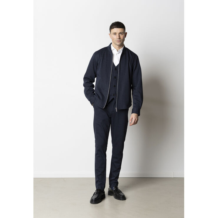 Clean Cut Copenhagen Brendon Jersey Jacket Navy
