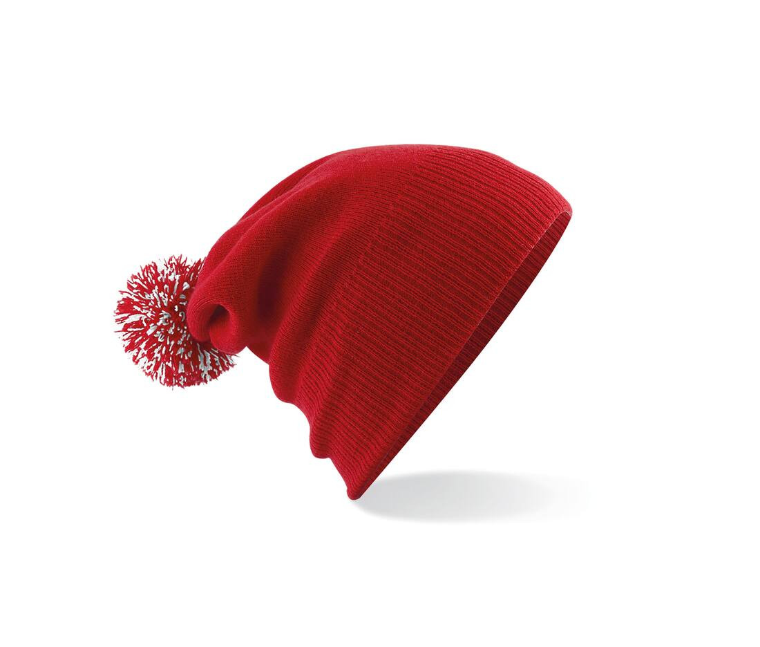 Beechfield BF450 - Bonnet Tendance avec Pompom Bicolore