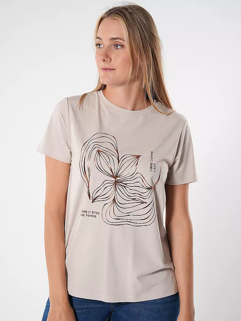 COMMA T-Shirt beige