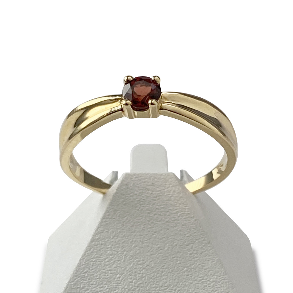 Bague d'occasion or 750 jaune grenat