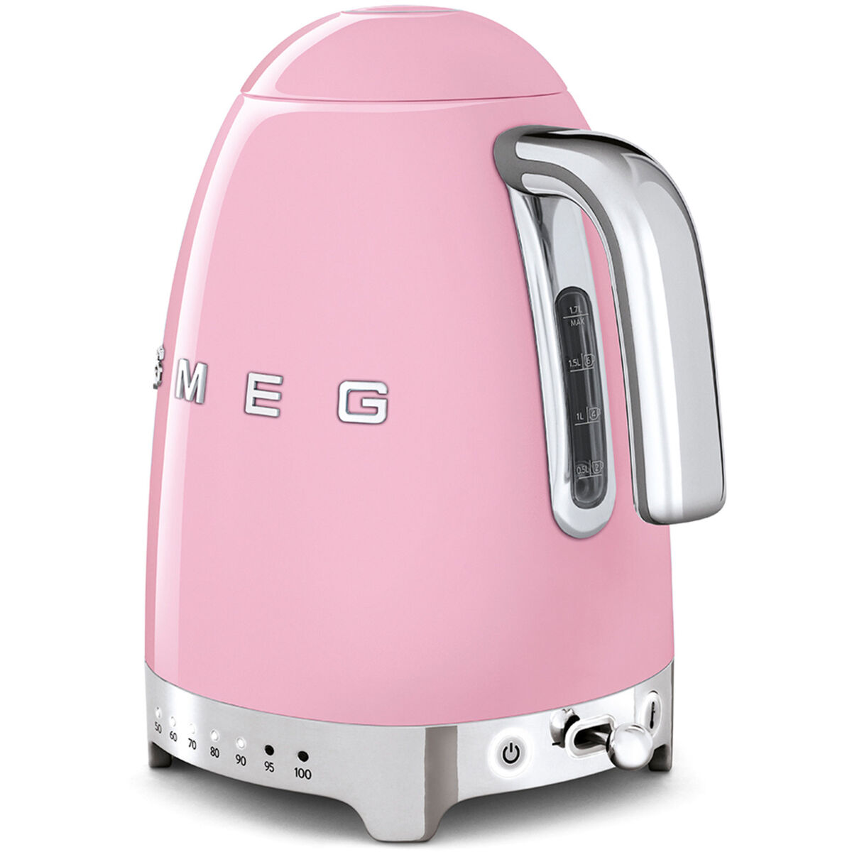 Vannkoker 1,7 l Justerbar Temperatur Rosa