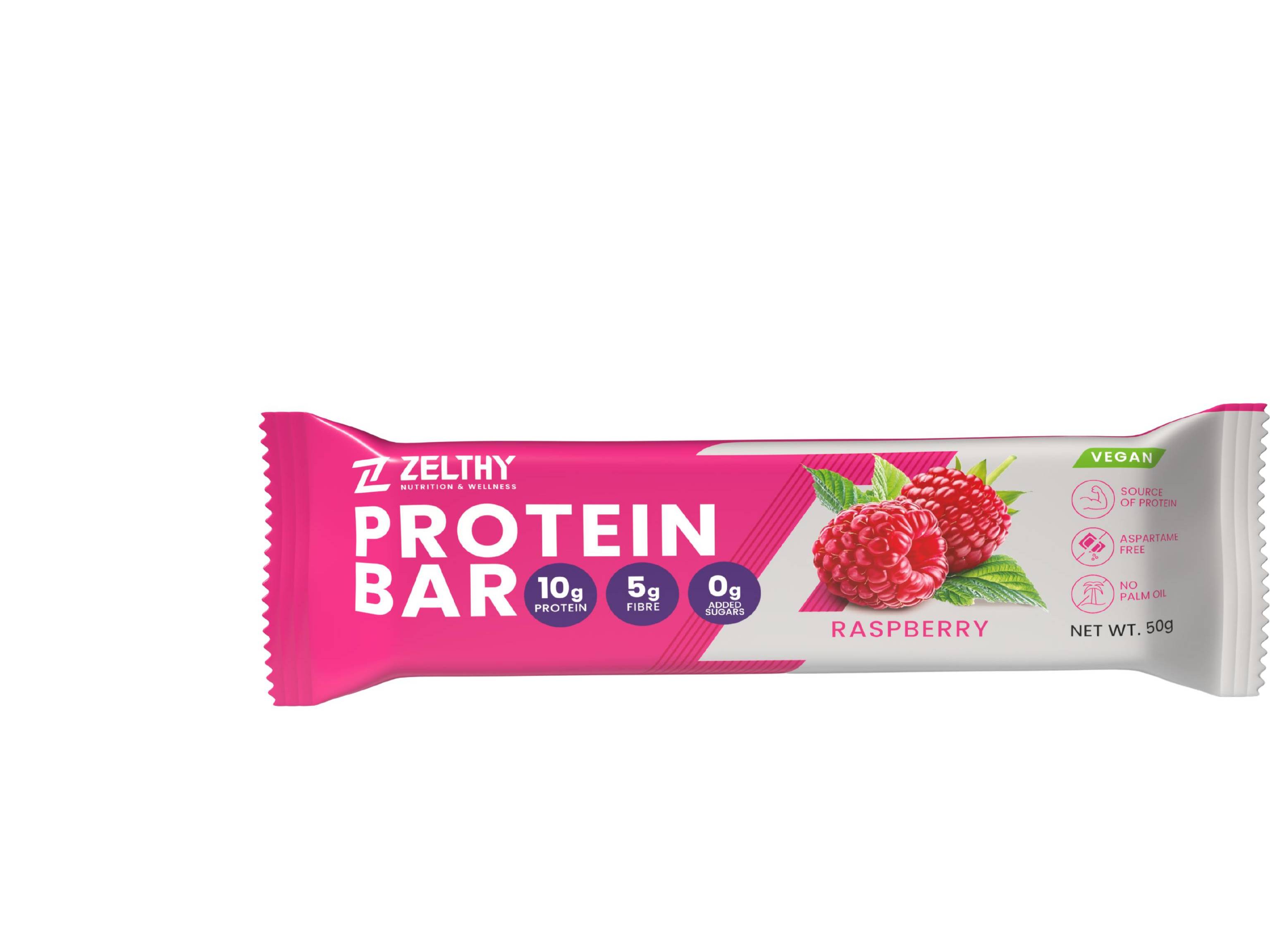 BARRAS PROTEINA ZELTHY FRAMBOESA 50GR