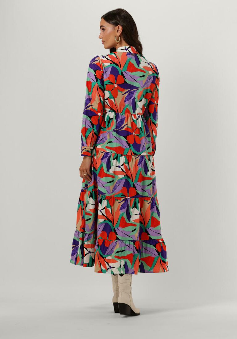 COLOURFUL REBEL multi colourful rebel maxi jurk vianne big flower maxi dress