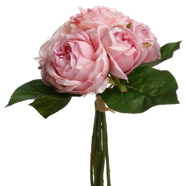 BOUQUET 9 ROSES ANCIENNES H.30CM