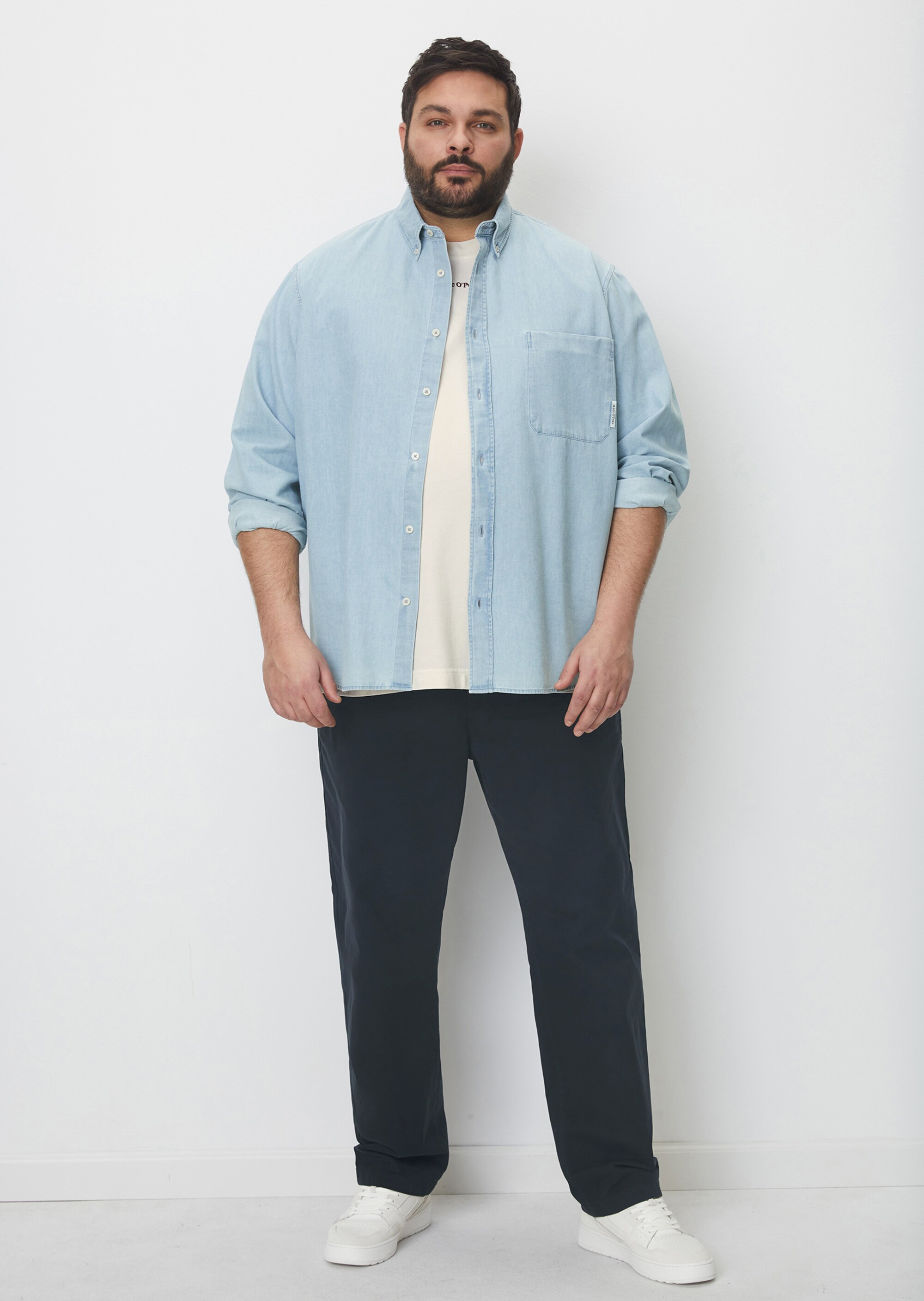 Chino - Modell OSBY jogger tapered aus hochwertigem Bio-Baumwolle-Mix