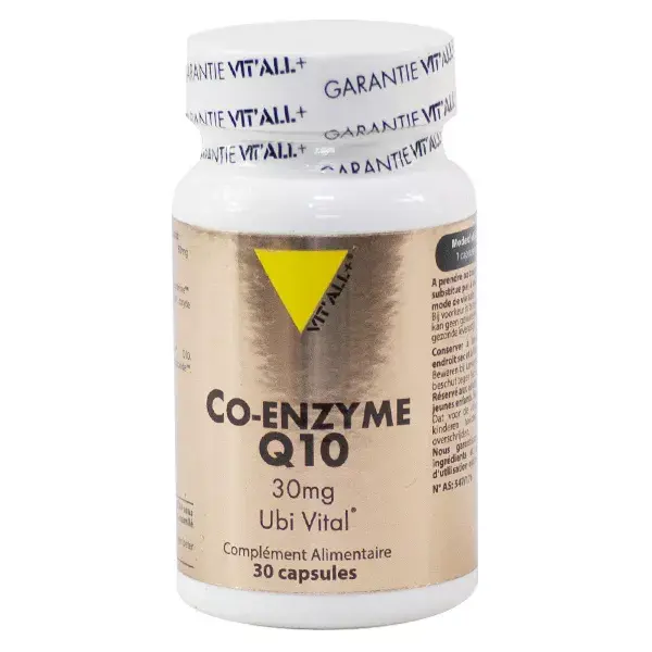Vit'all+ Coenzima Q10 30mg 30 cápsulas