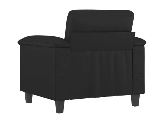 Fauteuil Noir 60 cm Similicuir