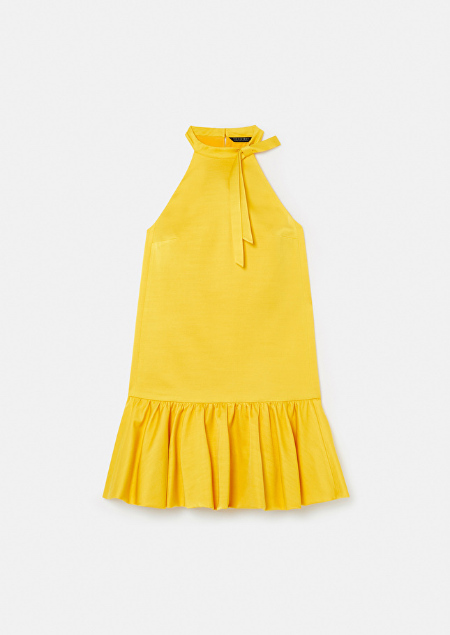 Robe Rivierajaune satinée