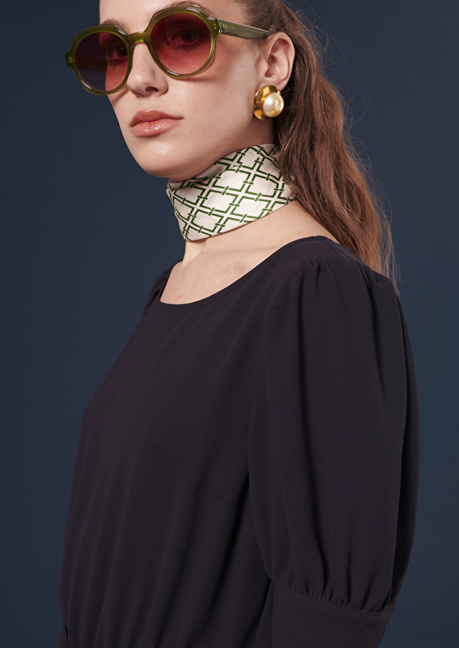 Robe Rillytisbleu nuit en crêpe