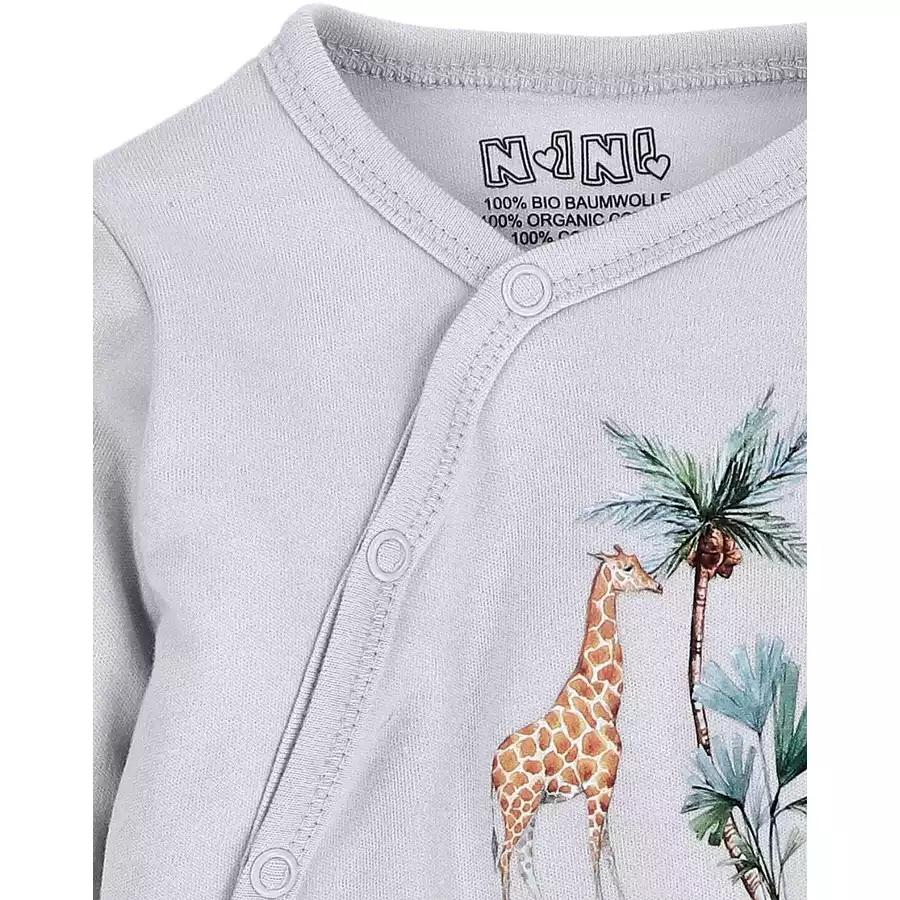 Nini Body Langarm Herbst, Winter grau