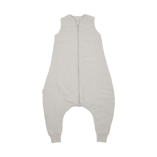 Meyco Baby Uni baby winter slaapoverall jumper - pre-washed hydrofiel - greige - 92cm