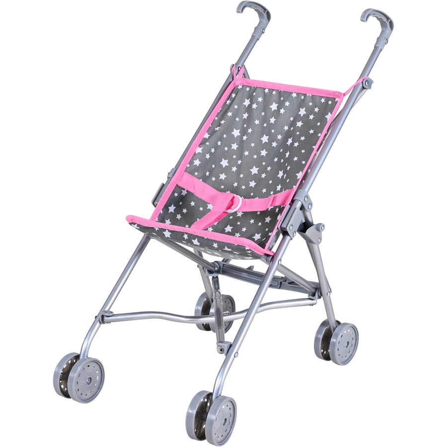 knorr toys® Puppenbuggy Sim - star grey