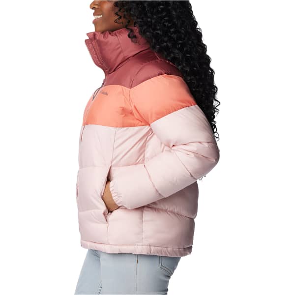Doudoune COLUMBIA PUFFECT COLOR BLOCK JKT W DUSTY PINK/FADED PEACH/BEETROOT